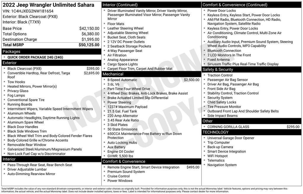 2022 Jeep Wrangler Unlimited Sahara