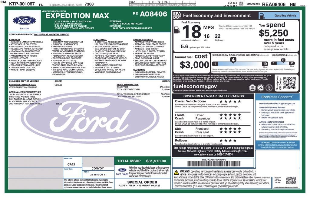 2024 Ford Expedition Limited MAX