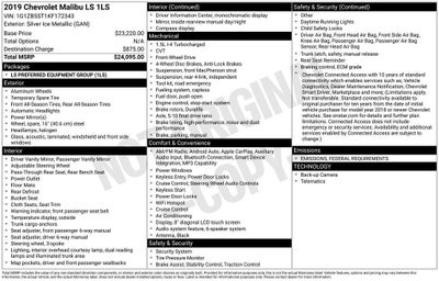 2019 Chevrolet Malibu LS