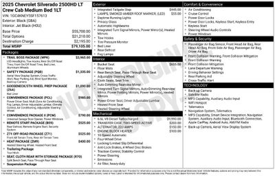 2025 Chevrolet Silverado 2500 HD LT