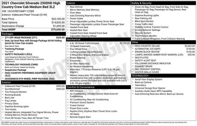 2021 Chevrolet Silverado 2500 HD High Country