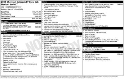 2016 Chevrolet Colorado 4WD LT