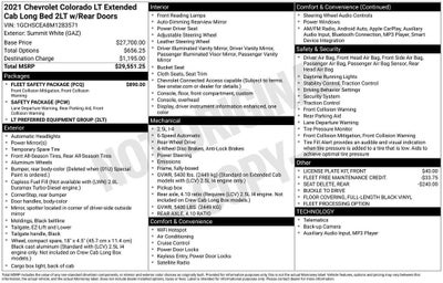 2021 Chevrolet Colorado 2WD LT