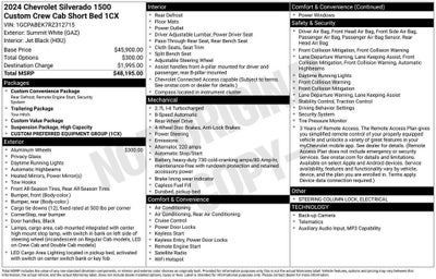 2024 Chevrolet Silverado 1500 Custom