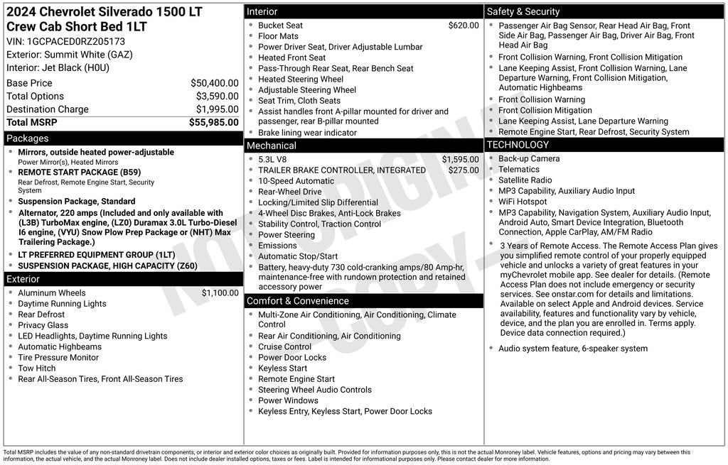 2024 Chevrolet Silverado 1500 LT
