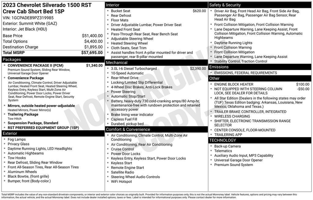 2023 Chevrolet Silverado 1500 RST