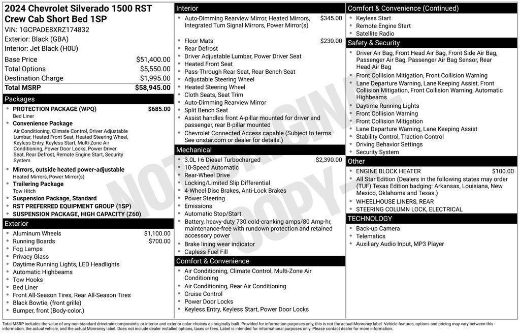 2024 Chevrolet Silverado 1500 RST