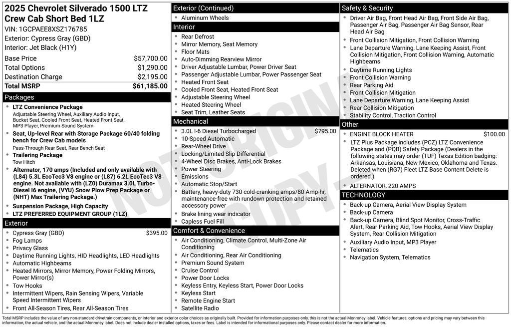 2025 Chevrolet Silverado 1500 LTZ