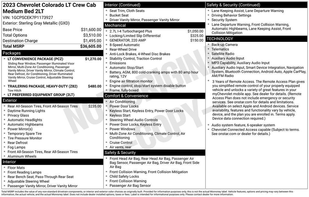 2023 Chevrolet Colorado 2WD LT