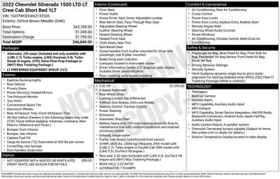 2022 Chevrolet Silverado 1500 LTD LT