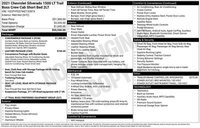 2021 Chevrolet Silverado 1500 LT Trail Boss