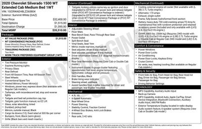 2020 Chevrolet Silverado 1500 Work Truck