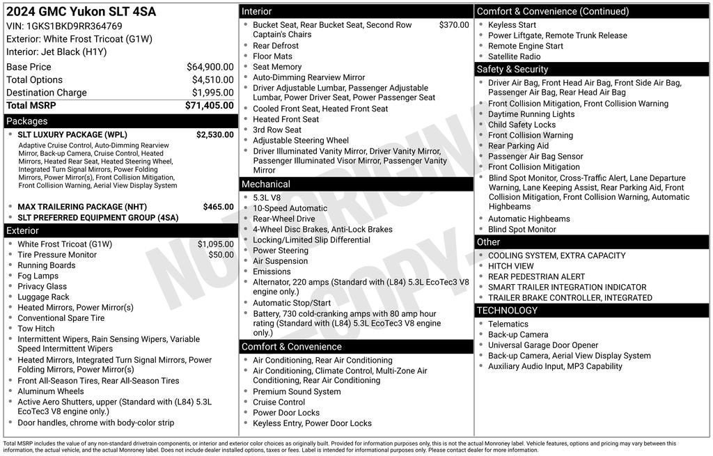 2024 GMC Yukon SLT