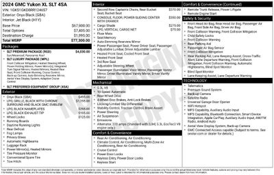 2024 GMC Yukon XL SLT
