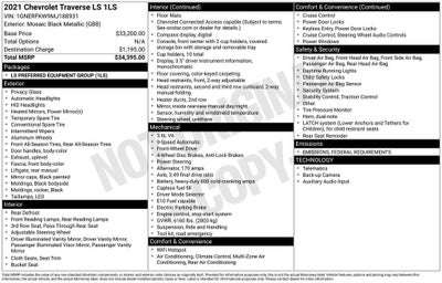 2021 Chevrolet Traverse LS