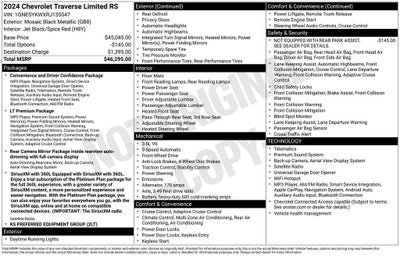 2024 Chevrolet Traverse Limited RS