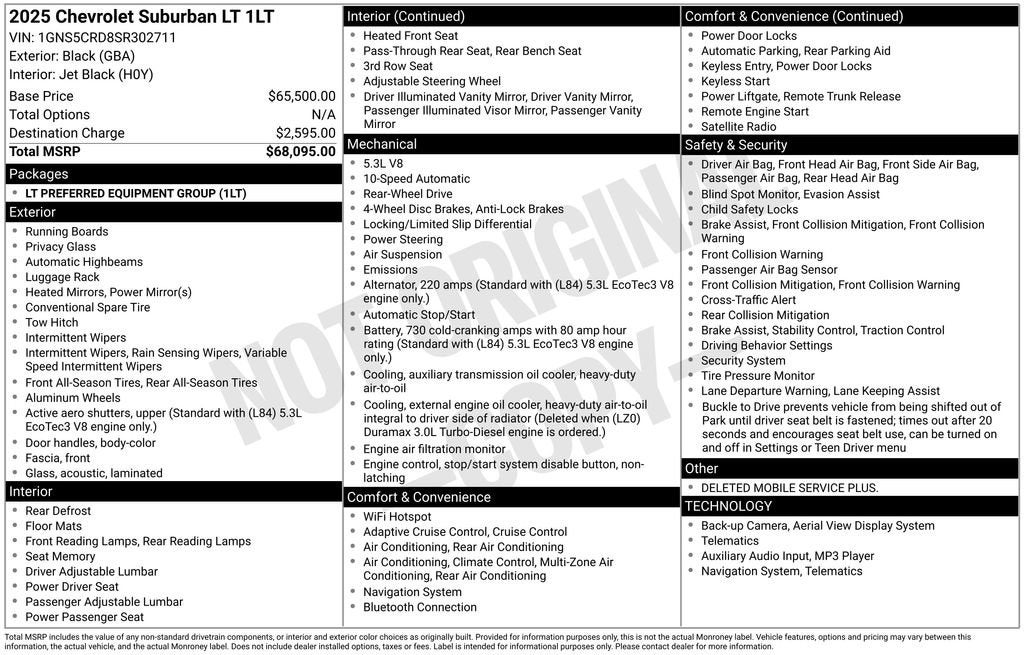 2025 Chevrolet Suburban LT