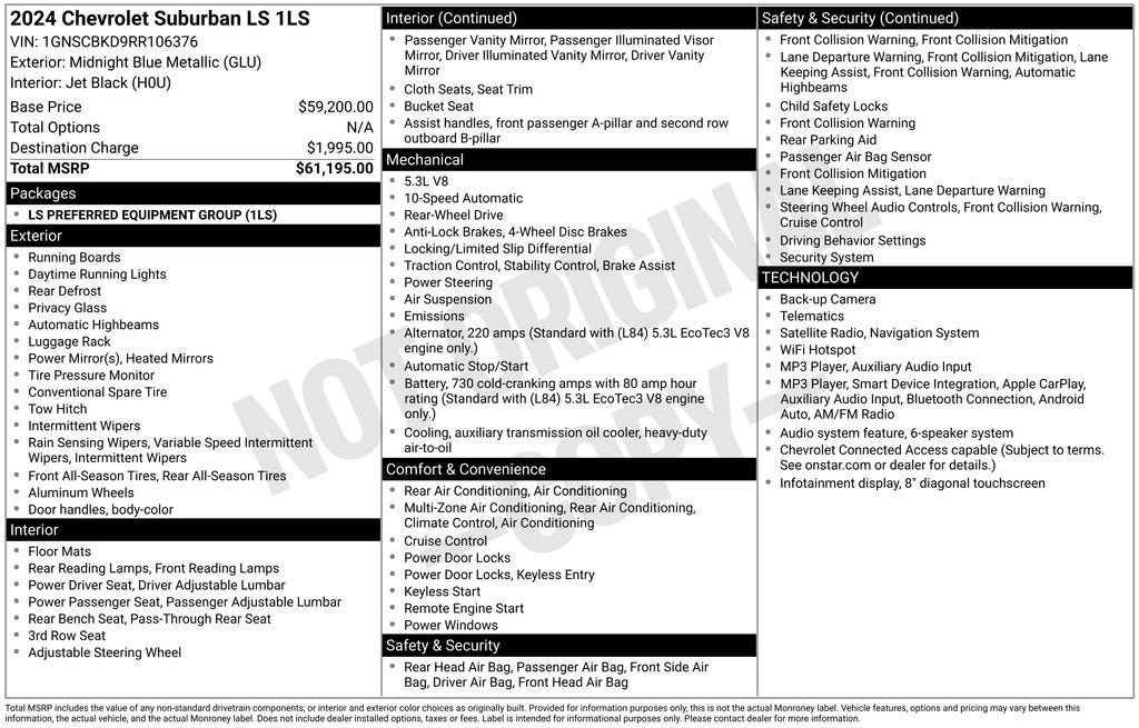 2024 Chevrolet Suburban LS