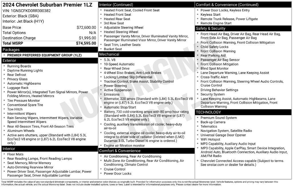 2024 Chevrolet Suburban Premier