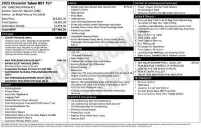 2023 Chevrolet Tahoe RST