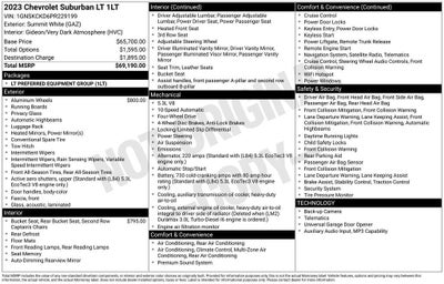 2023 Chevrolet Suburban LT