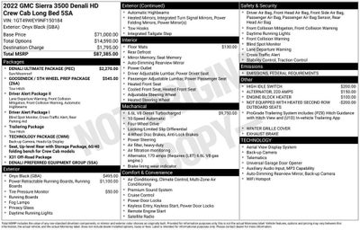 2022 GMC Sierra 3500 HD Denali