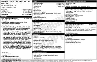 2020 GMC Sierra 1500 AT4