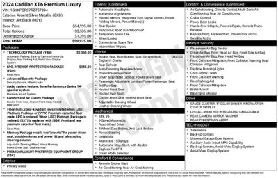 2024 Cadillac XT6 Premium Luxury
