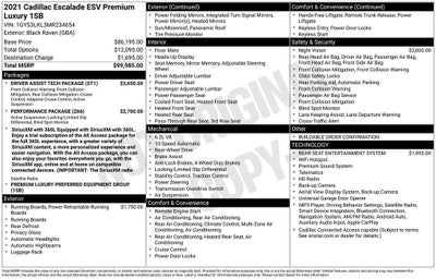 2021 Cadillac Escalade ESV Premium Luxury