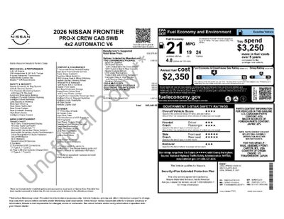 2026 Nissan Frontier PRO-X