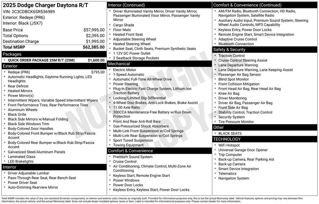2025 Dodge Charger Daytona R/T