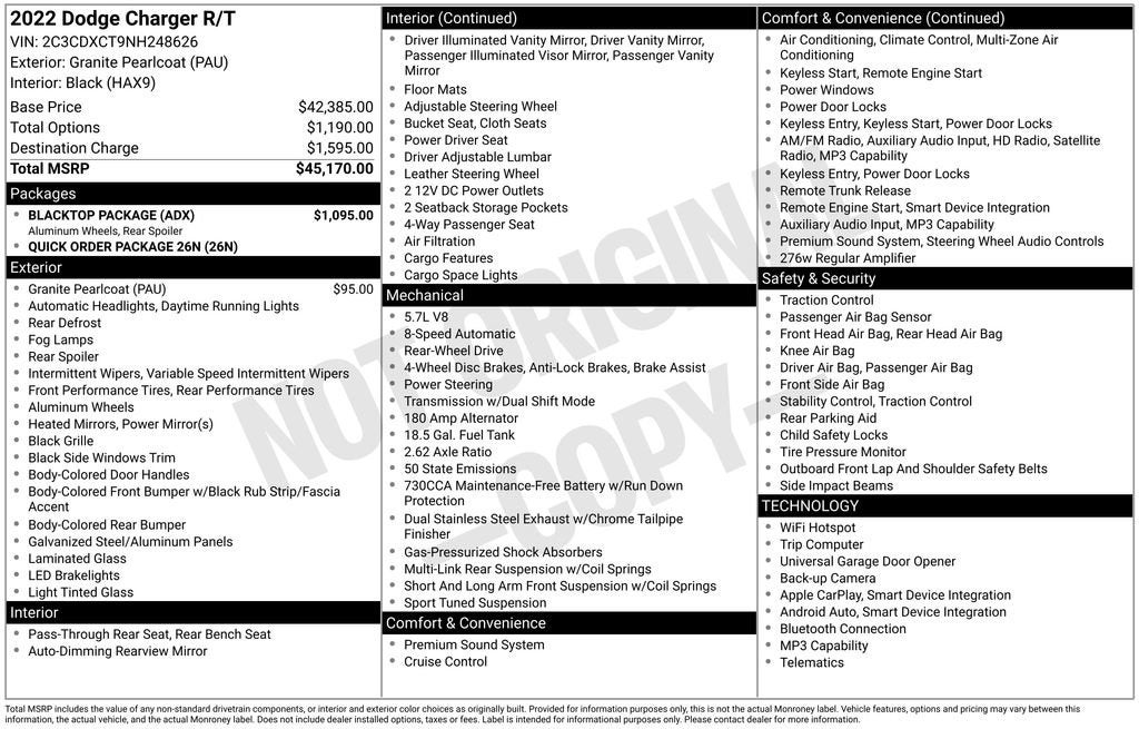 2022 Dodge Charger R/T