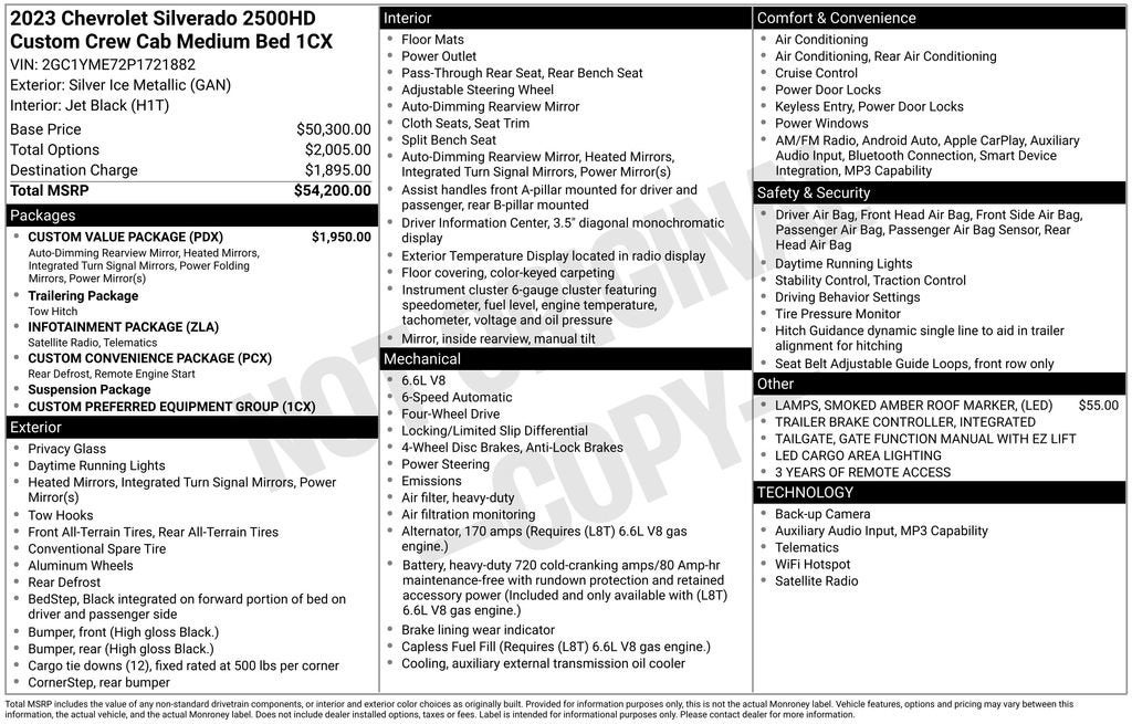 2023 Chevrolet Silverado 2500 HD Custom