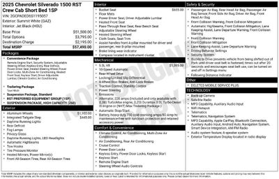 2025 Chevrolet Silverado 1500 RST