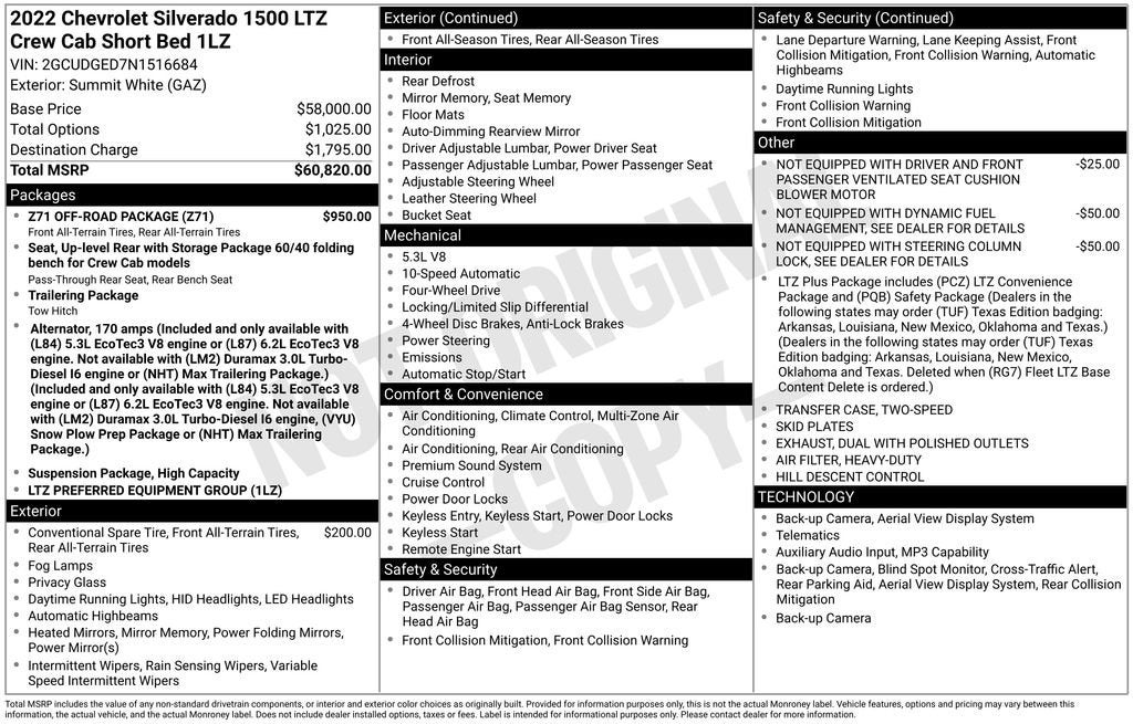 2022 Chevrolet Silverado 1500 LTZ