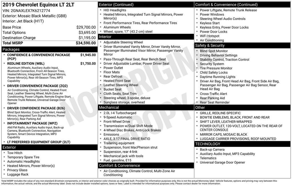 2019 Chevrolet Equinox LT