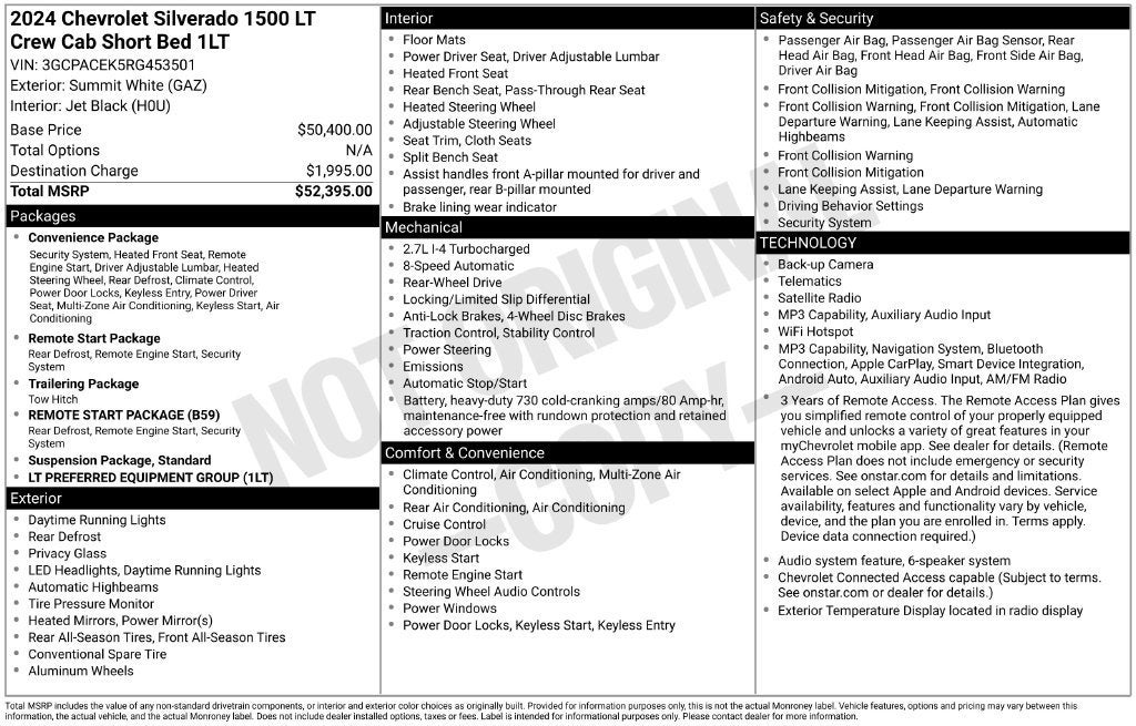 2024 Chevrolet Silverado 1500 LT