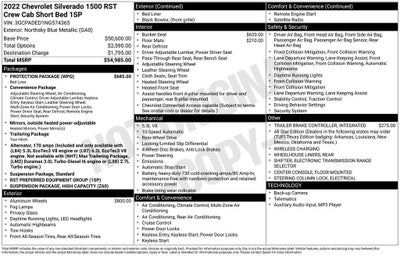 2022 Chevrolet Silverado 1500 RST