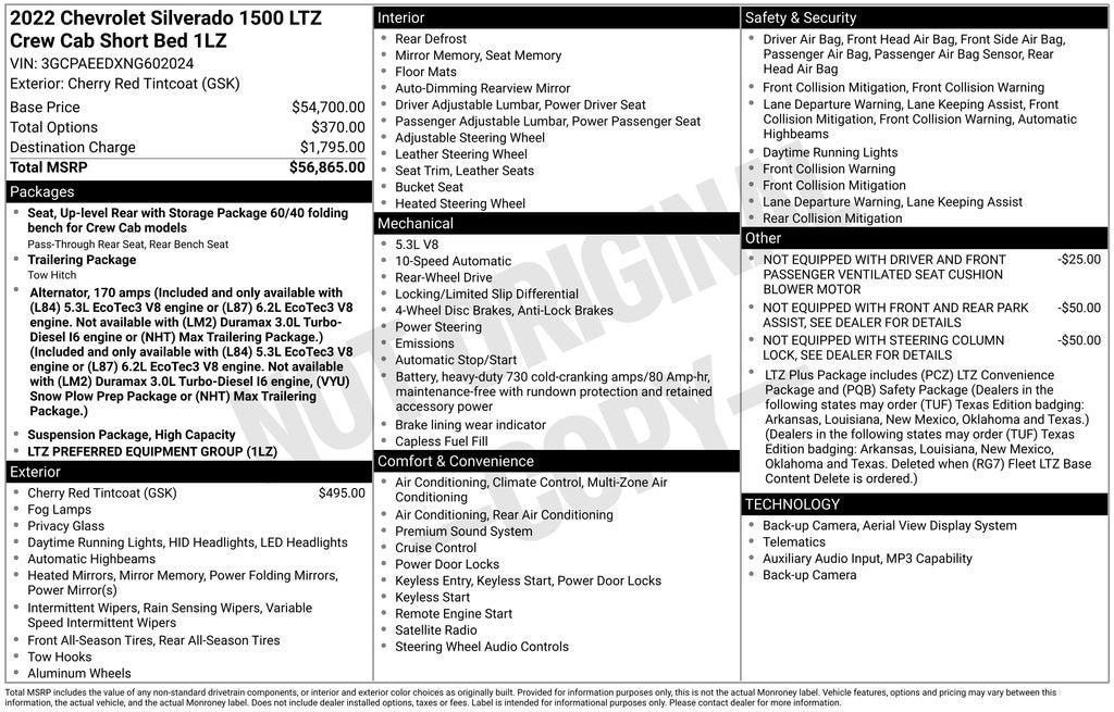 2022 Chevrolet Silverado 1500 LTZ