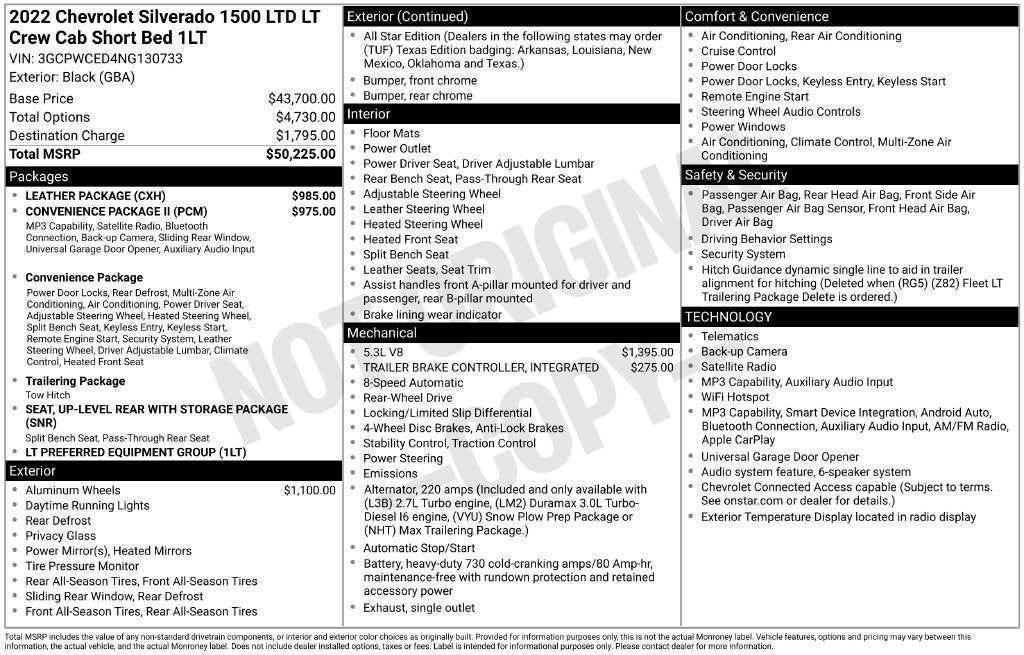 2022 Chevrolet Silverado 1500 LTD LT