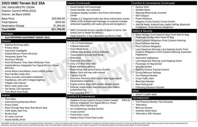 2023 GMC Terrain SLE