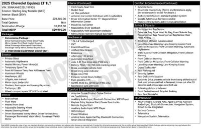 2025 Chevrolet Equinox LT