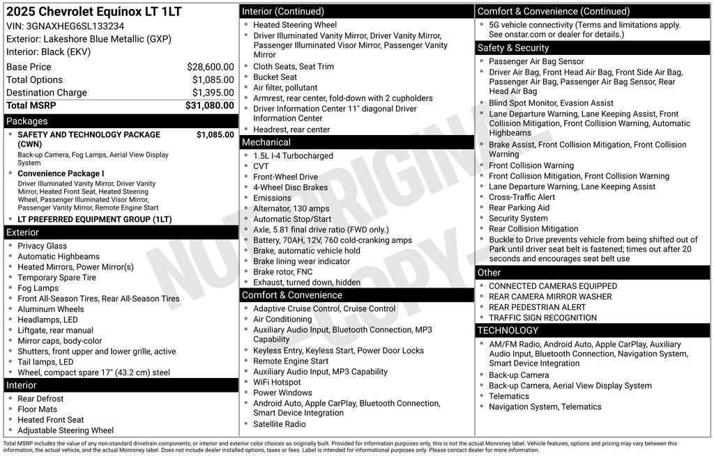 2025 Chevrolet Equinox LT