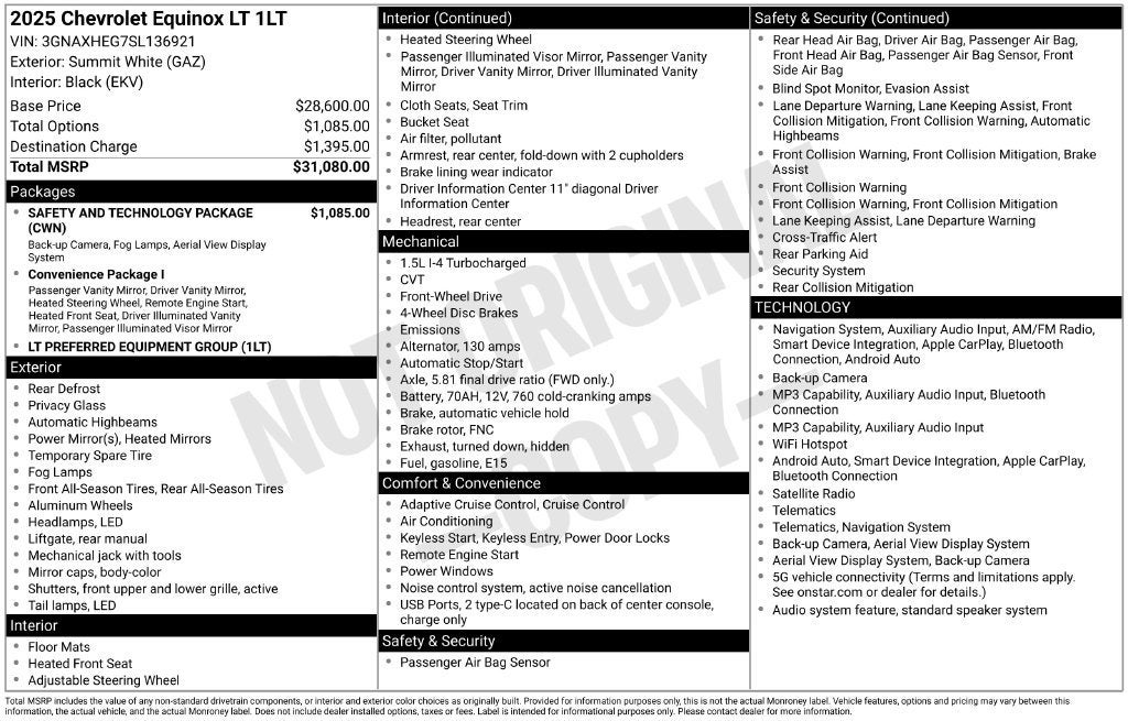 2025 Chevrolet Equinox LT