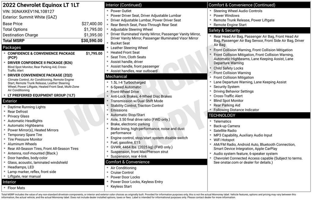 2022 Chevrolet Equinox LT