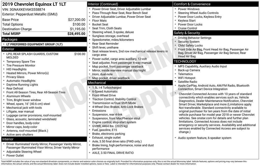 2019 Chevrolet Equinox LT