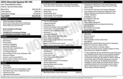 2023 Chevrolet Equinox RS