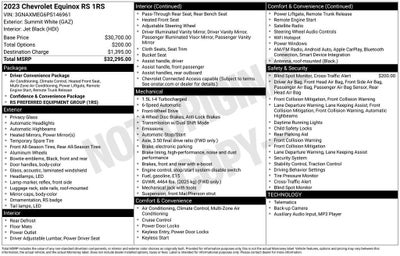 2023 Chevrolet Equinox RS