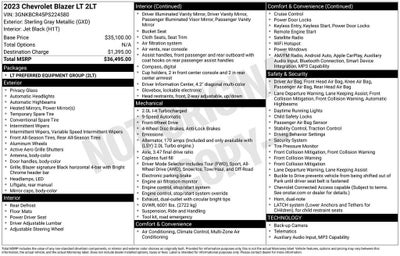 2023 Chevrolet Blazer 2LT