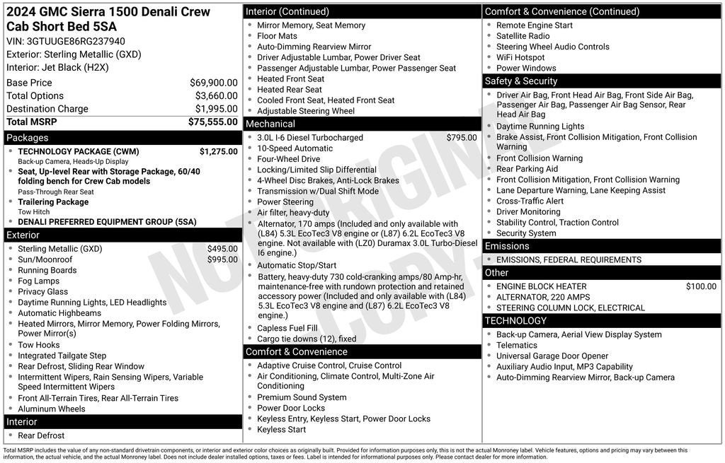 2024 GMC Sierra 1500 Denali